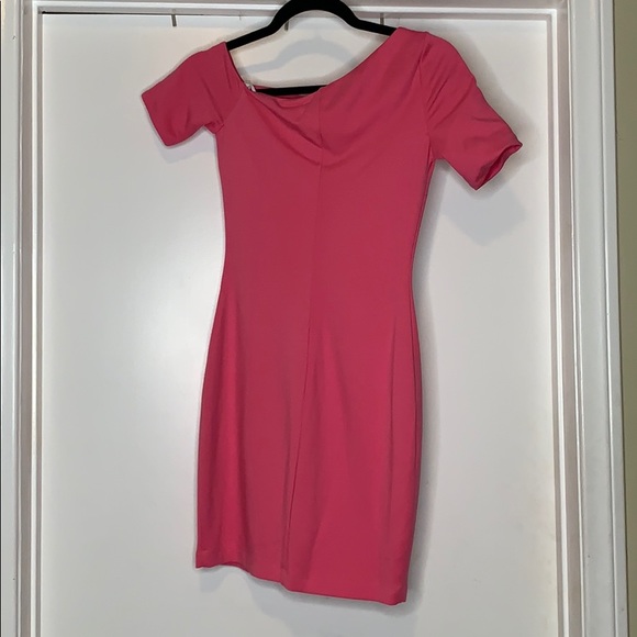 Bailey 44 Pink Asymmetrical Mini Dress - Picture 3 of 4